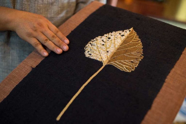 Embroidering the past