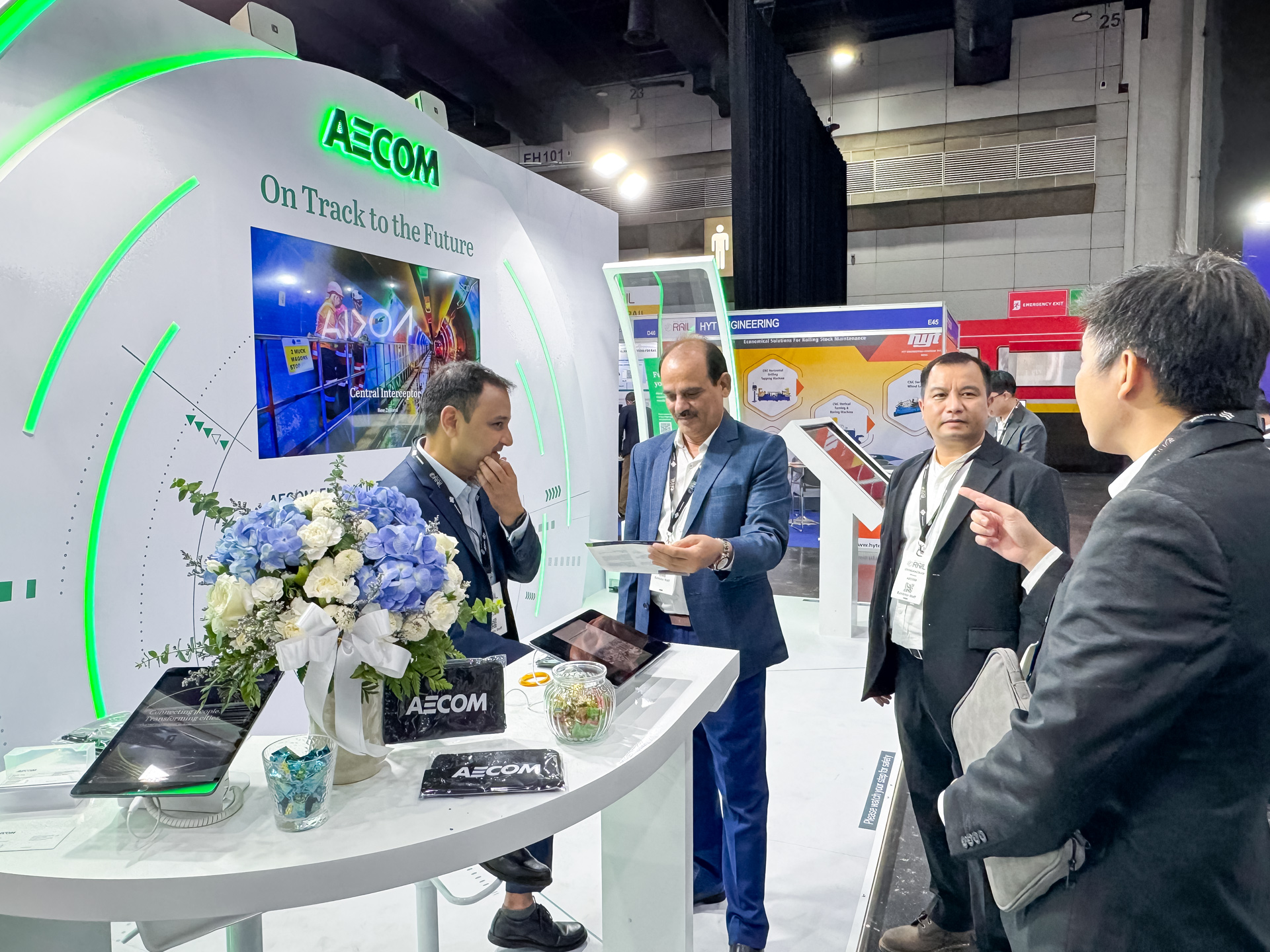 AECOM showcases innovative digital solutions and sustainable practices in delivering complex rail infrastructure projects at Asia Pacific Rail 2025.