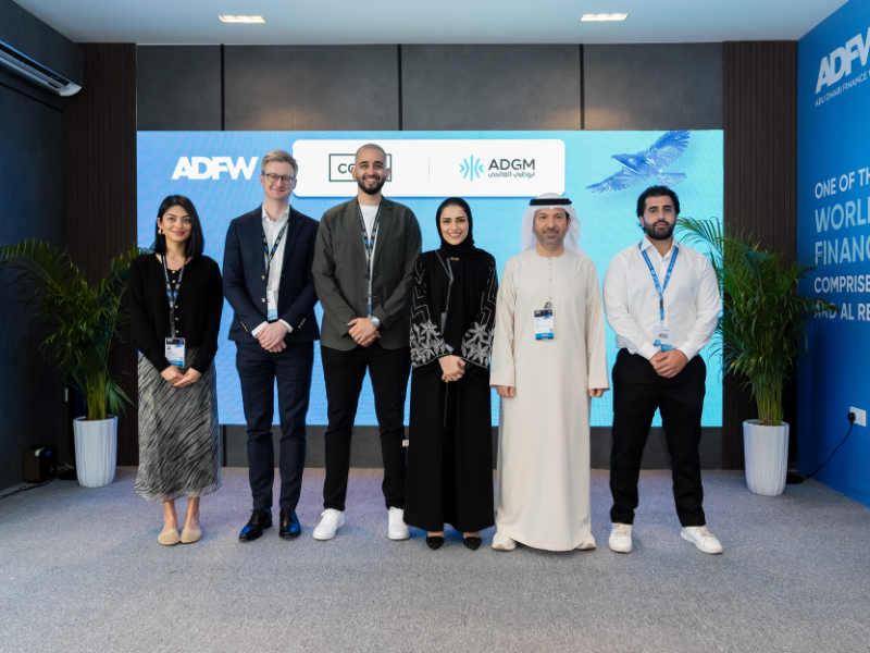 Carta and ADGM representatives at Abu Dhabi Finance Week 2024