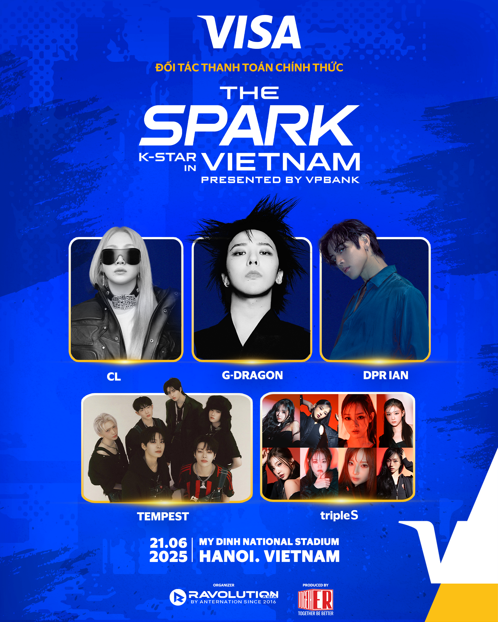K-Star Spark Mega Concert 2025: G-Dragon, CL, DPR IAN, TEMPEST, and tripleS.