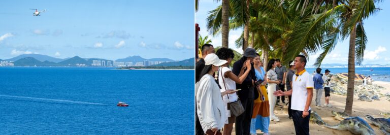 Int’l media charmed by “China tour” amid cool summer in Hainan