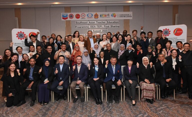 SEAMEO STEM-ED and Partners Highlight Two-Year SEA-TEP Program Success, Advancing STEM Teacher Education with Chevron’s Support