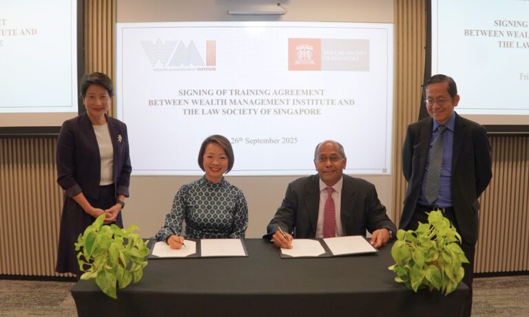 WMI and Law Society of Singapore Launch Certification Targeting 6,500 Lawyers to Support Family Office Sector Growth