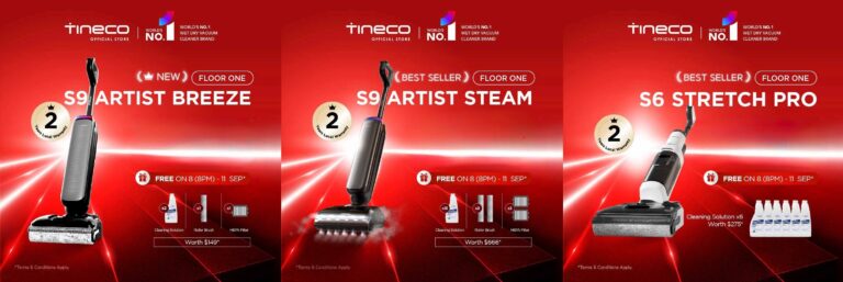 Tineco Celebrates 9.9 with Promotional Prices Storewide and New S9 Artist Breeze