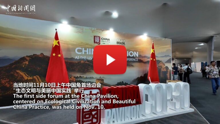 China highlights green achievements at COP30 side session