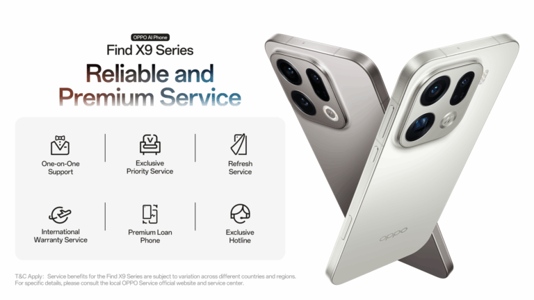 OPPO Find X9 Series Sets New Benchmark for Flagship Experiences with Enhanced Customer Services