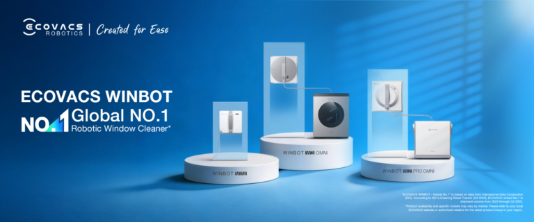 The World’s #1 Bestselling Robotic Window Cleaner: ECOVACS WINBOT Restores Crystal-Clear Views with Ease