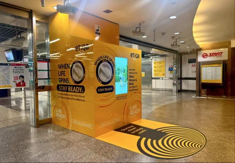 Etiqa Insurance Singapore Brings Everyday Readiness to Public Spaces through “When Life Spins, Stay Ready” Campaign