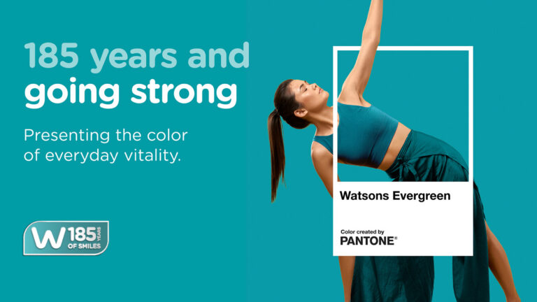 Watsons Unveils “Watsons Evergreen” with Pantone to Celebrate 185 Years of Trusted Care and Everyday Vitality
