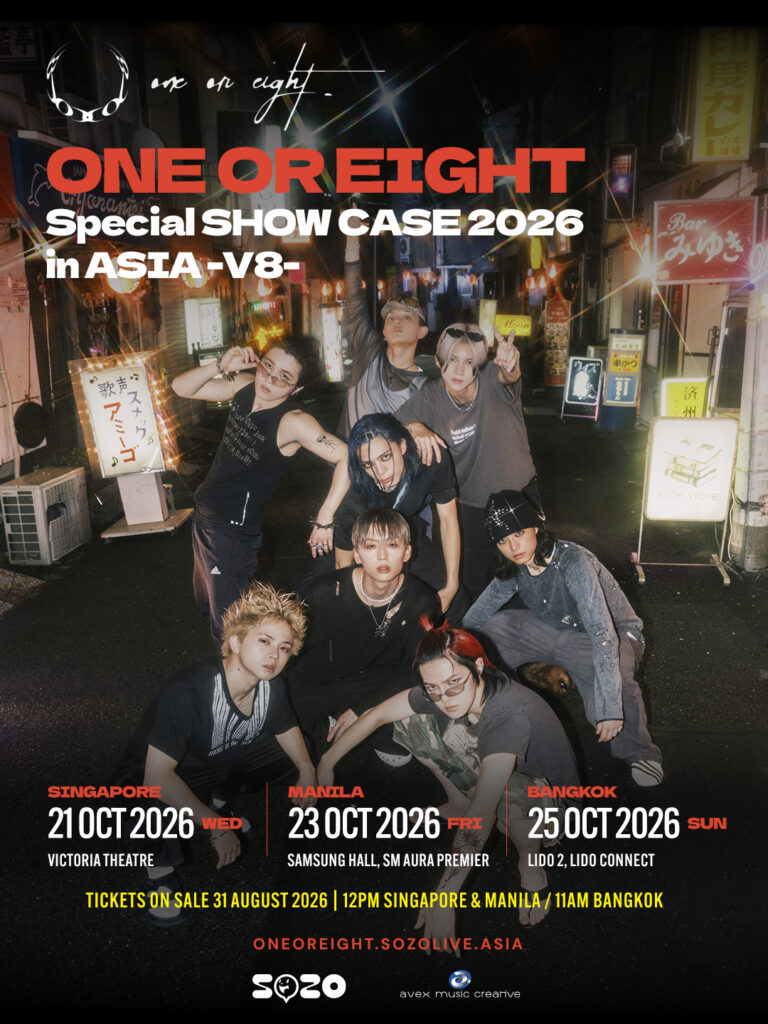 ONE OR EIGHT Set to Ignite Southeast Asia with “Special SHOW CASE 2026 in ASIA -V8-” This October