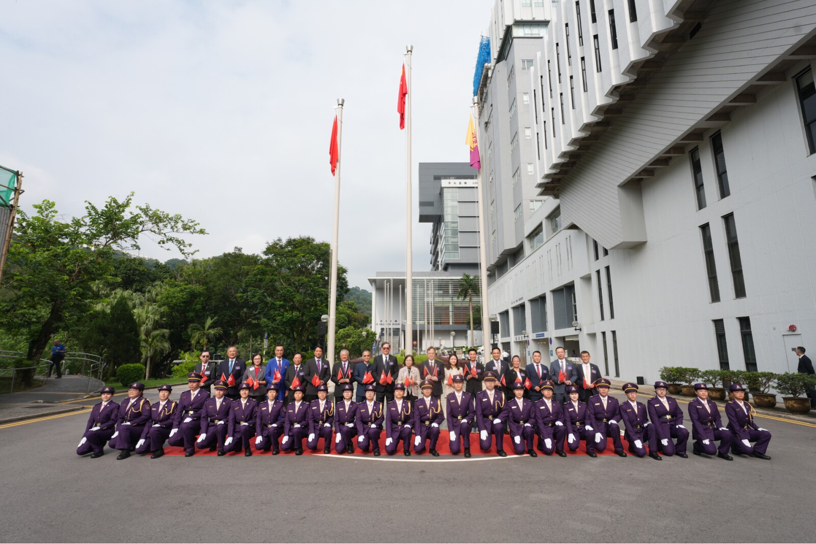 CUHK Flag-guard Team with guests