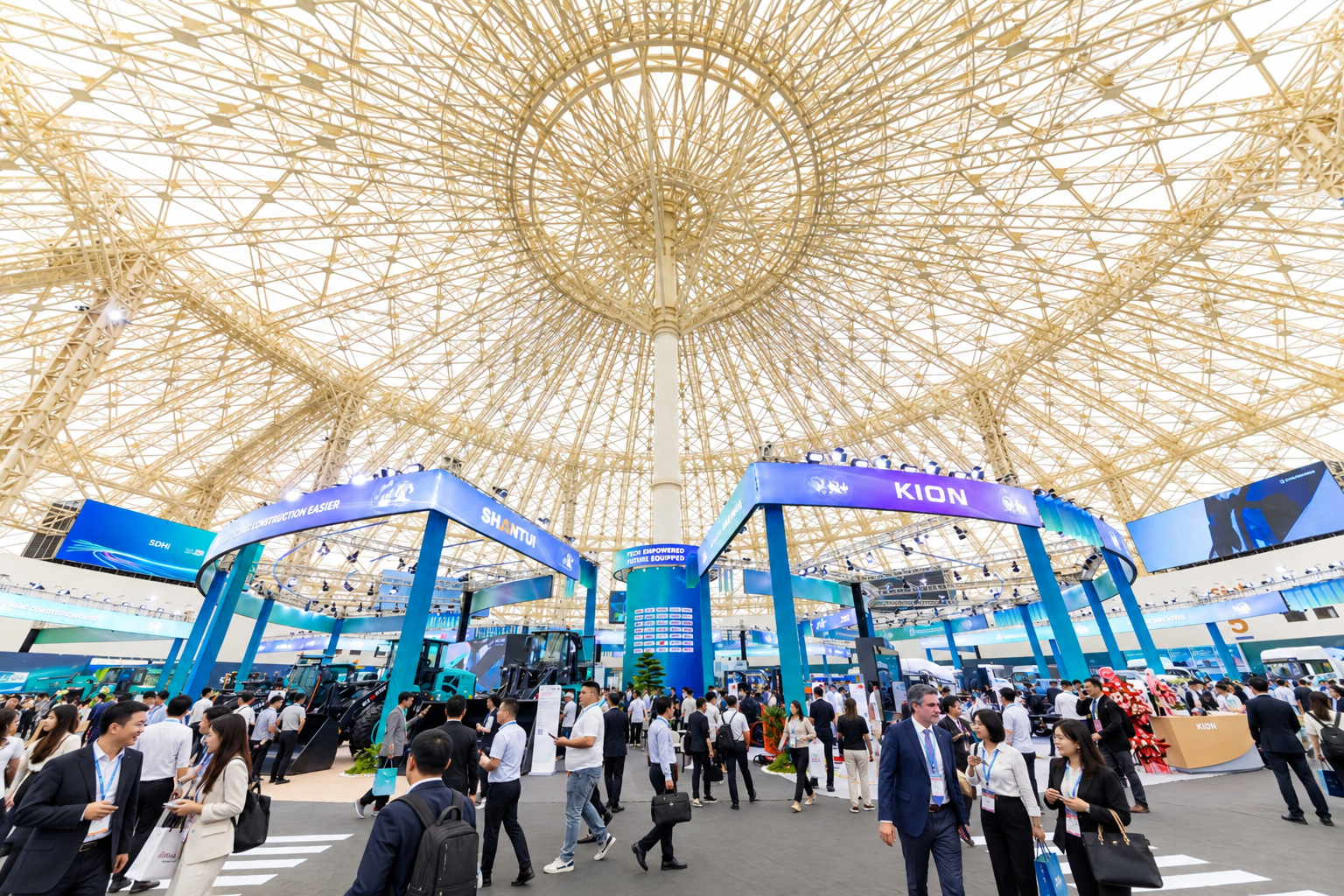 Exhibition and business networking space at the Vietnam Exposition Center (VEC).