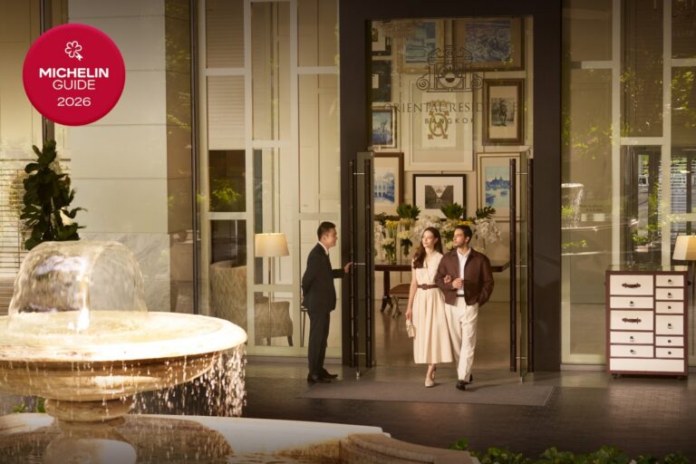 Oriental Residence Bangkok Awarded One MICHELIN Key for the Third Consecutive Year