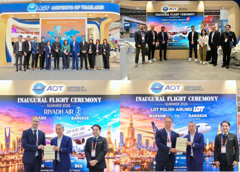 AOT Engages Over 50 Airlines and Airport at Routes World 2026 to Boost Thailand’s Global Connectivity